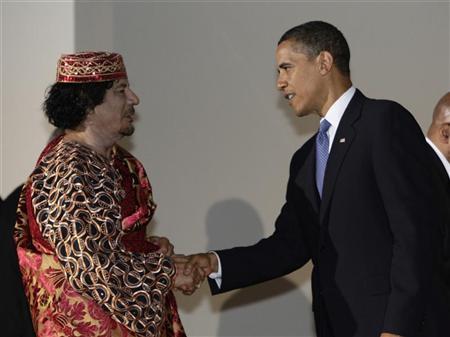 gadaffi and obama