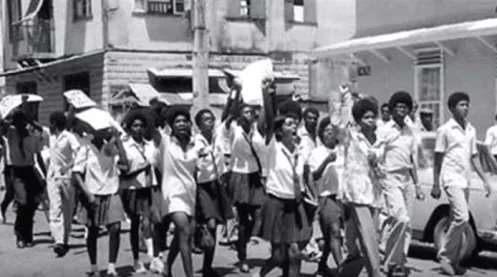 1970 youth march in Trinidad